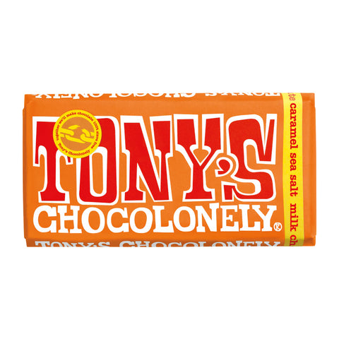 Tony's Chocolonely Milk Caramel Sea Salt 32% 180g