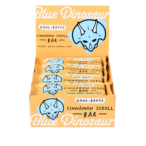 Blue Dinosaur Bar Cinnamon Scroll 45g