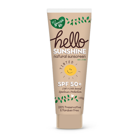 123 Nourish Me Hello Sunshine SunscreenTinted 100g