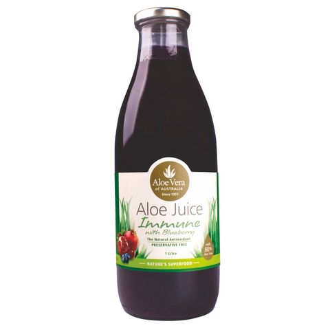 Aloe Vera of Australia Aloe Vera Juice Blueb Immune 1L