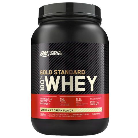 Optimum Nutrition Gold Standard 100% Whey Protein Vanilla Ice Cream 907g