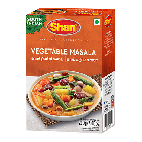 Shan South Indian Vegetable Masala Mix 200g