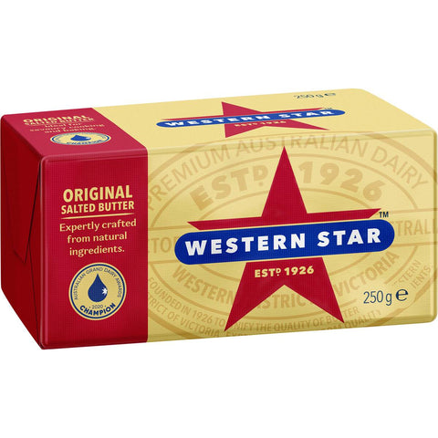 Western Star Original Salted Butter Block 250g