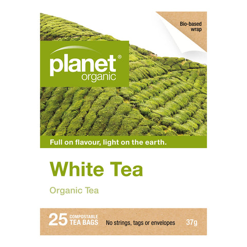 Planet Organic White Tea | 25 Tea Bags