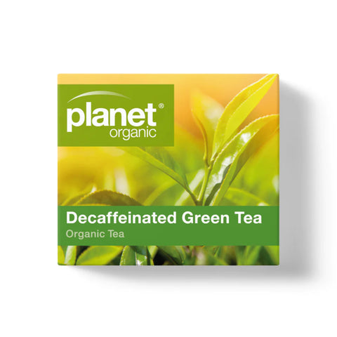 Planet Organic Decaffeinated Green Tea | 25 Tea Bags