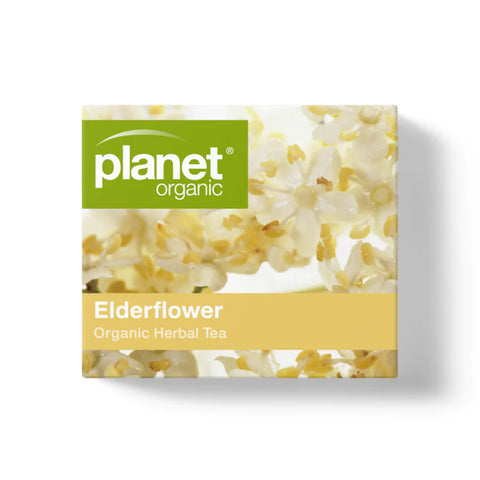 Planet Organic Tea Elderflower Herbal Tea | 25 Tea Bags