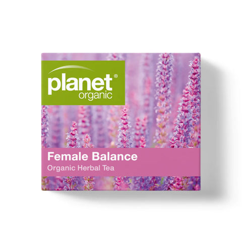 Planet Organic Female Balance Herbal Tea | 25 Tea Bags