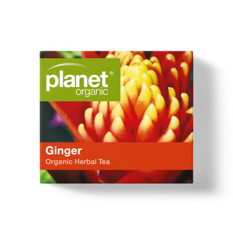 Planet Organic Ginger Herbal Tea | 25 Tea Bags