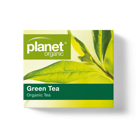 Planet Organic Green Tea Herbal Tea | 25 Tea Bags