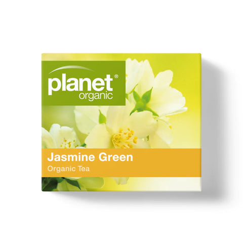 Planet Organic Jasmine Green Herbal Tea | 25 Tea Bags