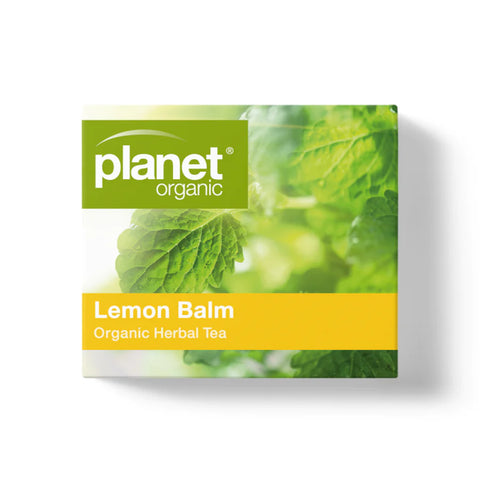 Planet Organic Tea Lemon Balm Herbal Tea | 25 Tea Bags