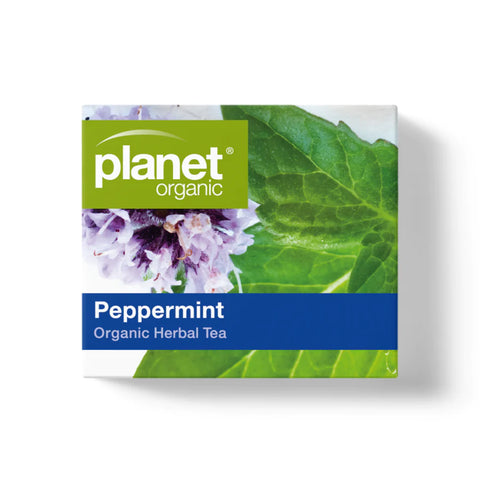 Planet Organic Peppermint Herbal Tea | 25 Tea Bags