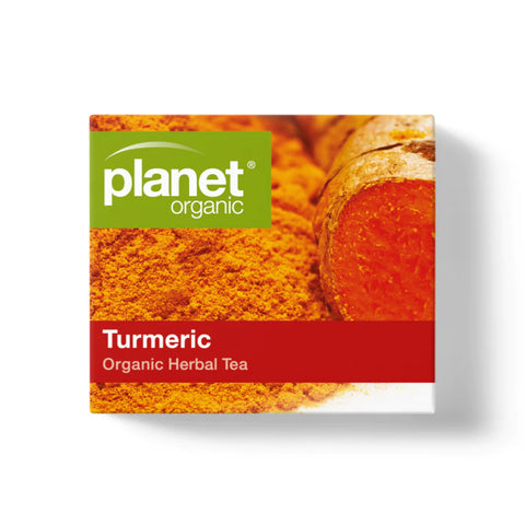 Planet Organic Turmeric Herbal Tea |  25 Tea Bags