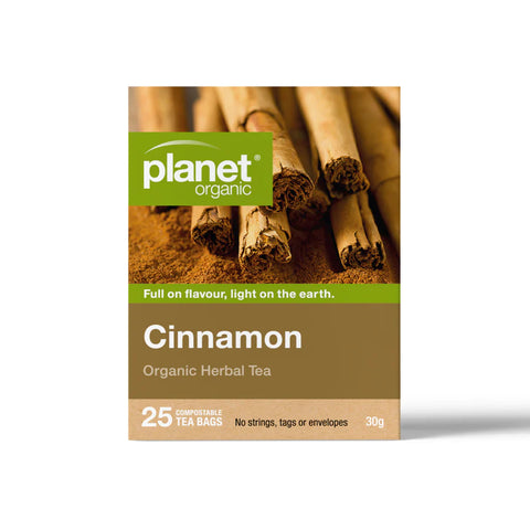 Planet Organic Cinnamon Herbal Tea | 25 Tea Bags