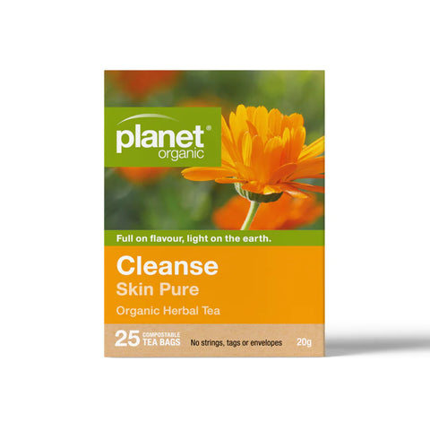 Planet Organic Cleanse Skin Pure Herbal Tea | 25 Tea Bags