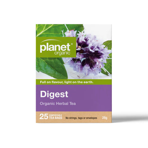 Planet Organic Tea Digest Herbal Tea | 25 Tea Bags