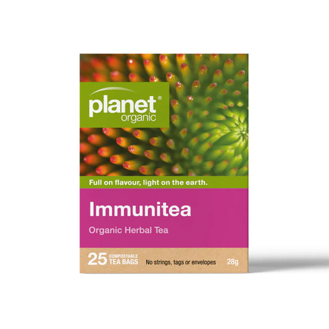 Planet Organic Immunitea Herbal Tea | 25 Tea Bags