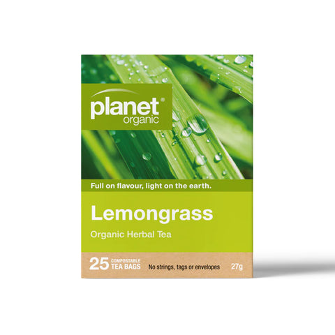 Planet Organic Lemongrass Herbal Tea | 25 Tea Bags