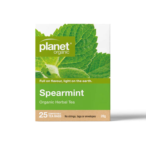 Planet Organic Spearmint Herbal Tea | 25 Tea Bags