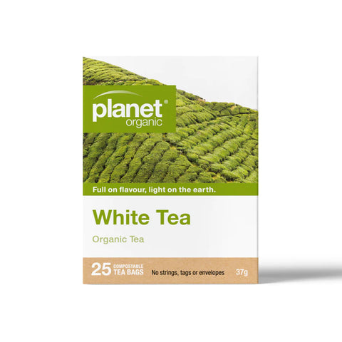 Planet Organic White Tea | 25 Tea Bags