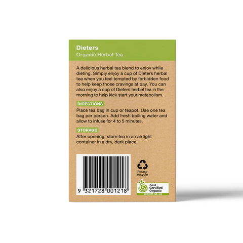 Planet Organic Tea Dieters Herbal Tea | 25 Tea Bags