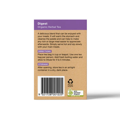 Planet Organic Tea Digest Herbal Tea | 25 Tea Bags