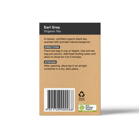 Planet Organic Earl Grey Herbal Tea | 25 Tea Bags