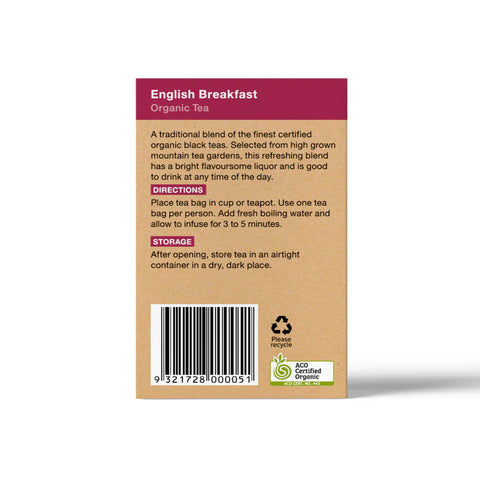 Planet Organic English Breakfast Tea | 25 Tea Bags