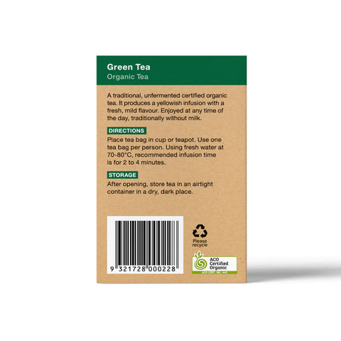 Planet Organic Green Tea Herbal Tea | 25 Tea Bags