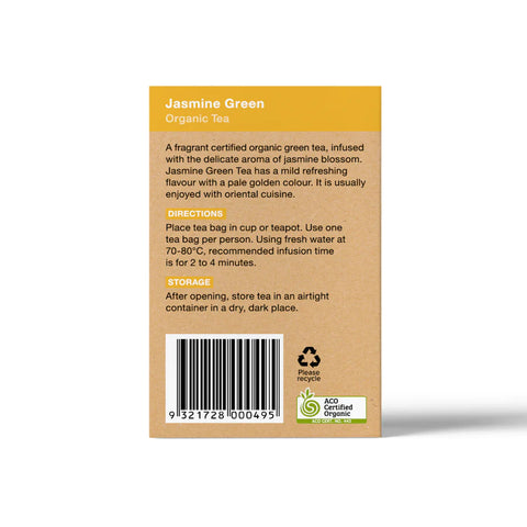 Planet Organic Jasmine Green Herbal Tea | 25 Tea Bags