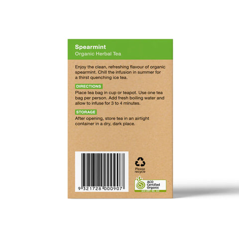 Planet Organic Spearmint Herbal Tea | 25 Tea Bags