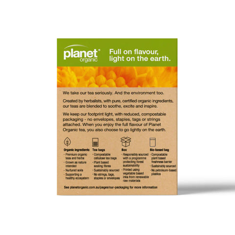 Planet Organic Calendula Herbal Tea | 25 Tea Bags