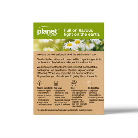 Planet Organic Calming Herbal Tea | 25 Tea Bags