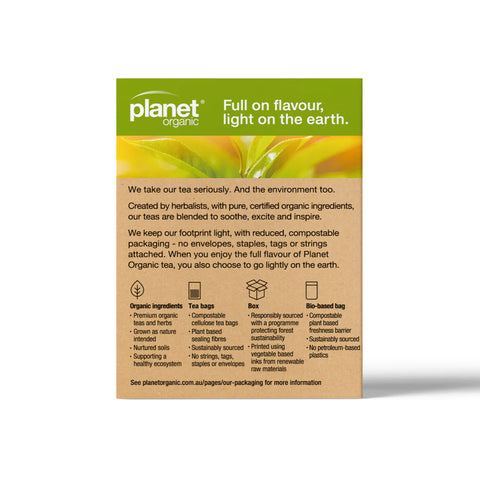 Planet Organic Decaffeinated Green Tea | 25 Tea Bags