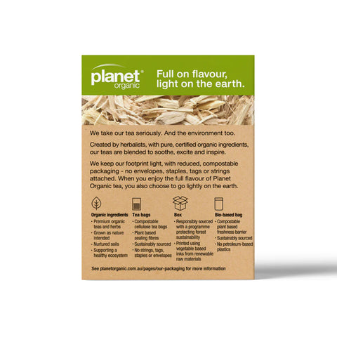 Planet Organic Ginseng Plus Herbal Tea | 25 Tea Bags