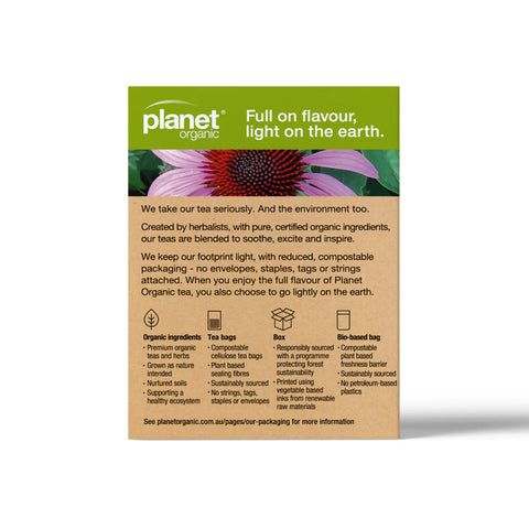 Planet Organic Immunitea Herbal Tea | 25 Tea Bags