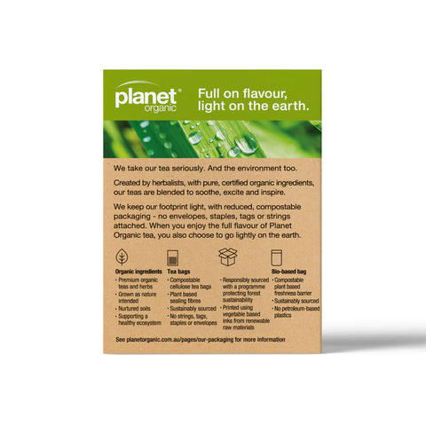 Planet Organic Lemongrass Herbal Tea | 25 Tea Bags