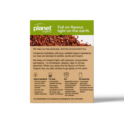 Planet Organic Rooibos Herbal Tea | 25 Tea Bags