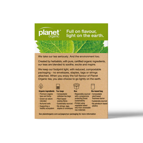 Planet Organic Spearmint Herbal Tea | 25 Tea Bags