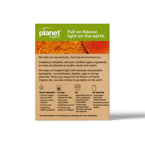 Planet Organic Turmeric Herbal Tea |  25 Tea Bags