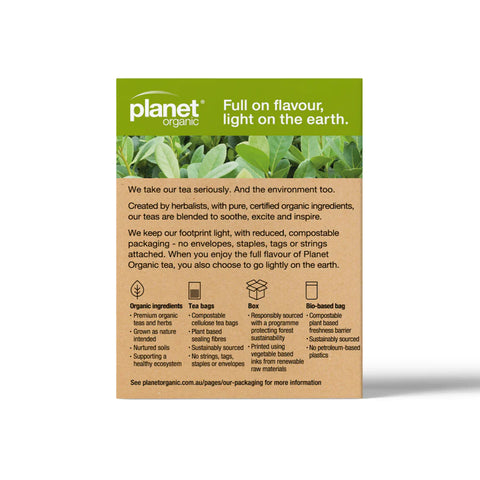 Planet Organic Yerba Mate Herbal Tea | 25 Tea Bags