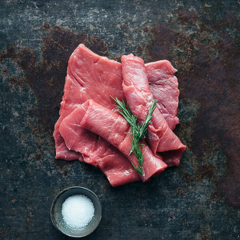 Halal Beef Schnitzel Cut 1kg