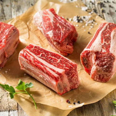 Grass Fed Beef Short Ribs 3pcs Approx 1.5-1.8kg