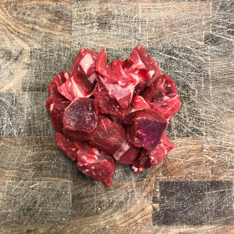 Grass Fed Beef Diced Chuck 1kg