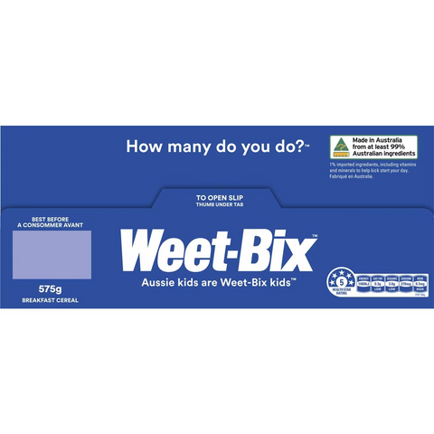 Sanitarium Weet-bix Breakfast Cereal 575g