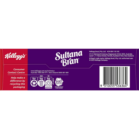 Kellogg's Sultana Bran High Fibre Breakfast Cereal 420g