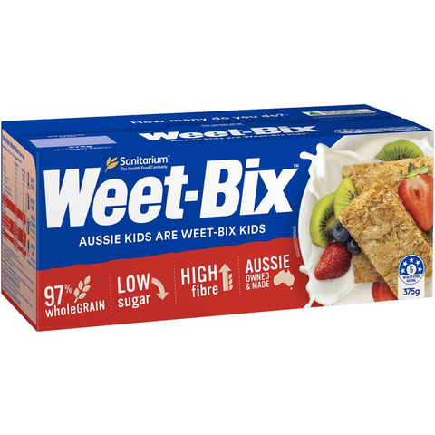 Sanitarium Weet-bix Breakfast Cereal 375g