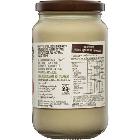 Mayver's Hulled Tahini Spread 385g