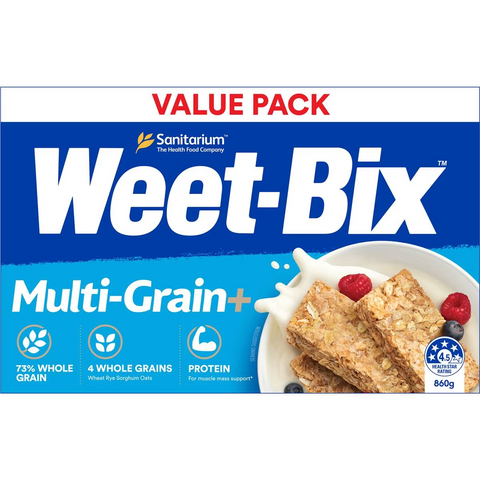 Sanitarium Weet-bix Blends Multi-grain+ Breakfast Cereal 860g