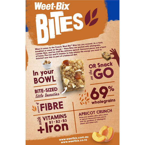 Sanitarium Weet-bix Bites Apricot Breakfast Cereal 500g